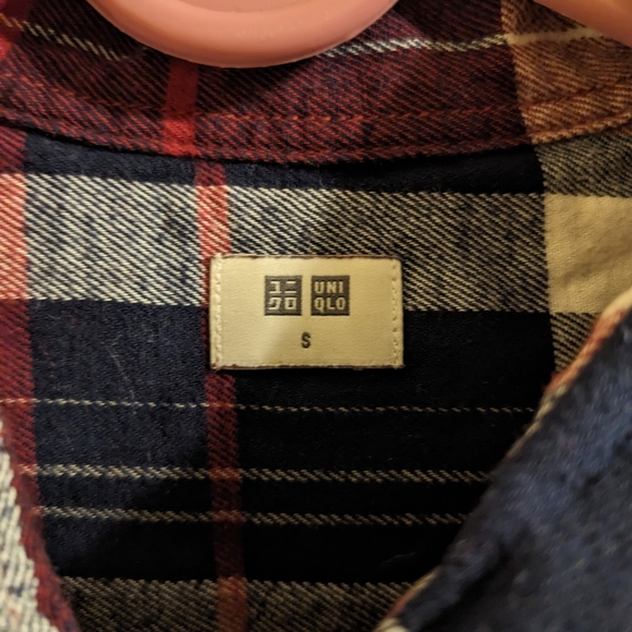 3for30!!! Uniqlo unisex flannel size S - Picture 3 of 3